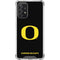 University of Oregon Ducks Black Gradient Galaxy A72 5G Clear Case